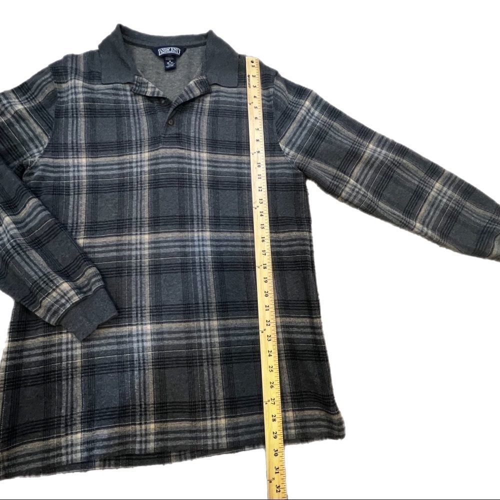 Lands’ End Plaid Long Sleeve Shirt. 100% Cotton. Size M. Great Condition!! - Picture 8 of 9